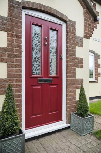 Composite Door - Ruby Red